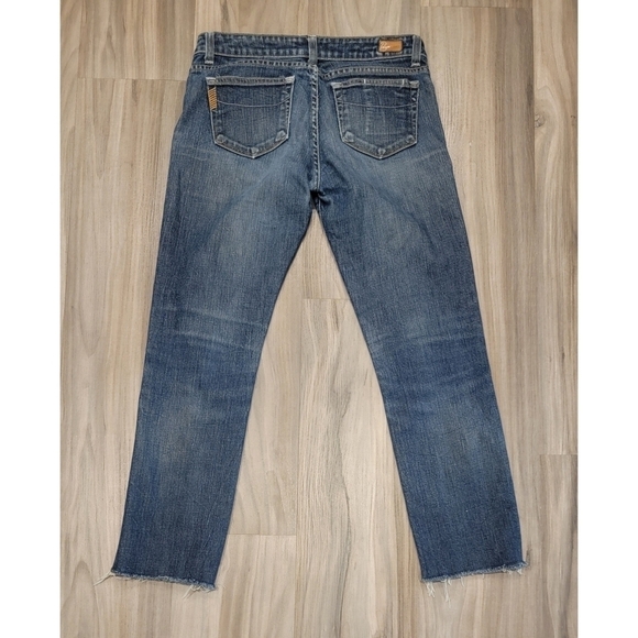 Women's Paige Skyline Raw Hem Jeans size 28 - Picture 4 of 6